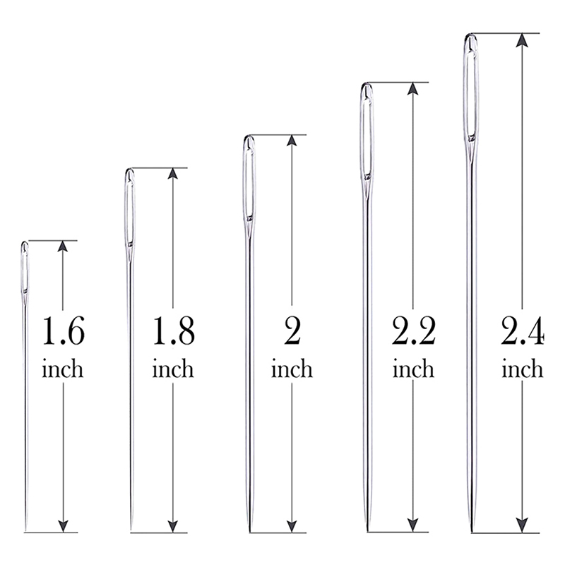 25Pcs Large-Eye Hand-Sewing Ne - Leatherwork Hand Sewing Needles recension och pris
