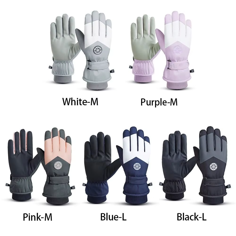 2Sets Winter Unisex Snowboard  - Leather Work Winter Gloves recension och pris