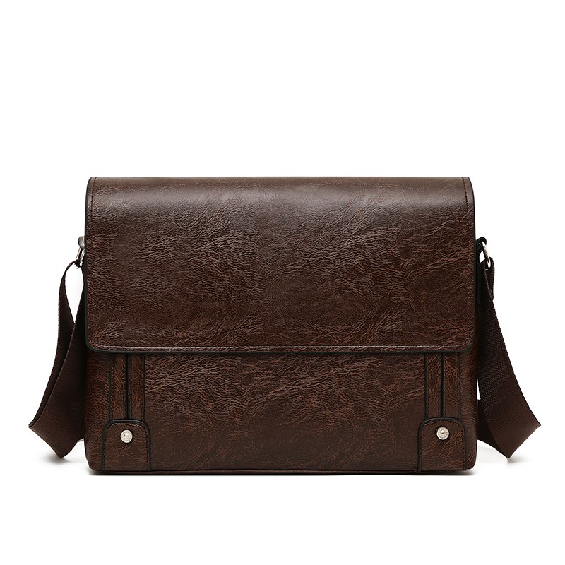 Briefcase For Men PU Leather T - Leather Work Bag Mens recension och pris