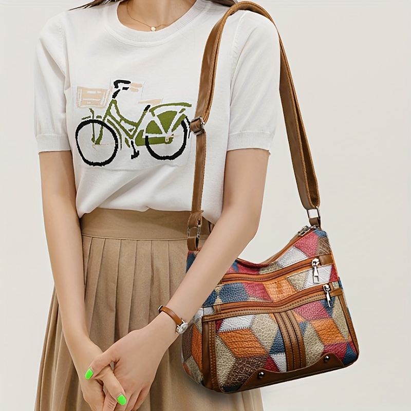 Women Geometric Pattern Synthe - Leatherwork Free Patterns recension och pris