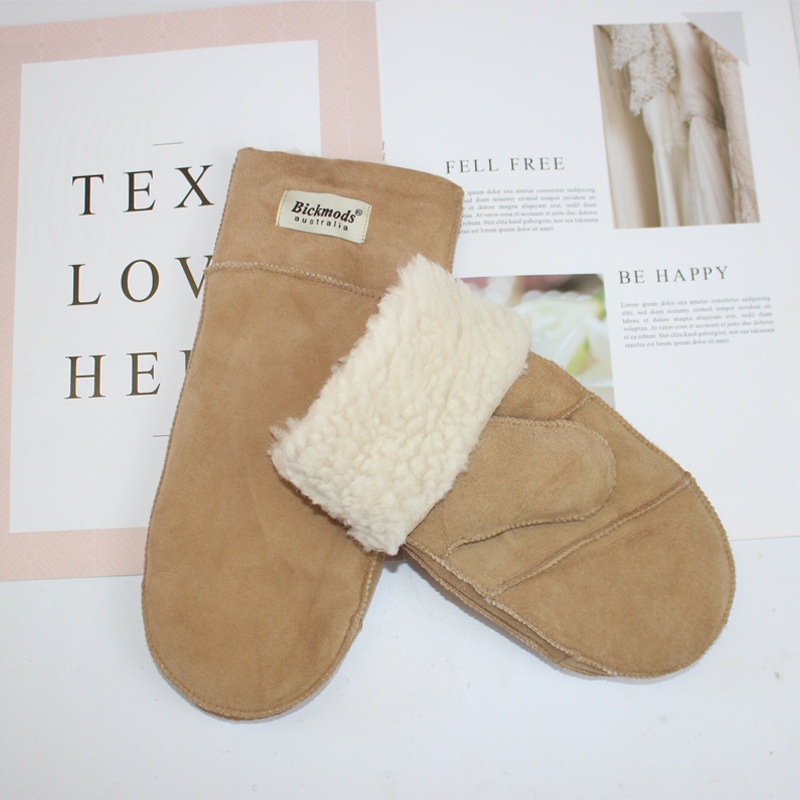 New Leather Women's Fur Gloves - Leather Work Winter Gloves recension och pris