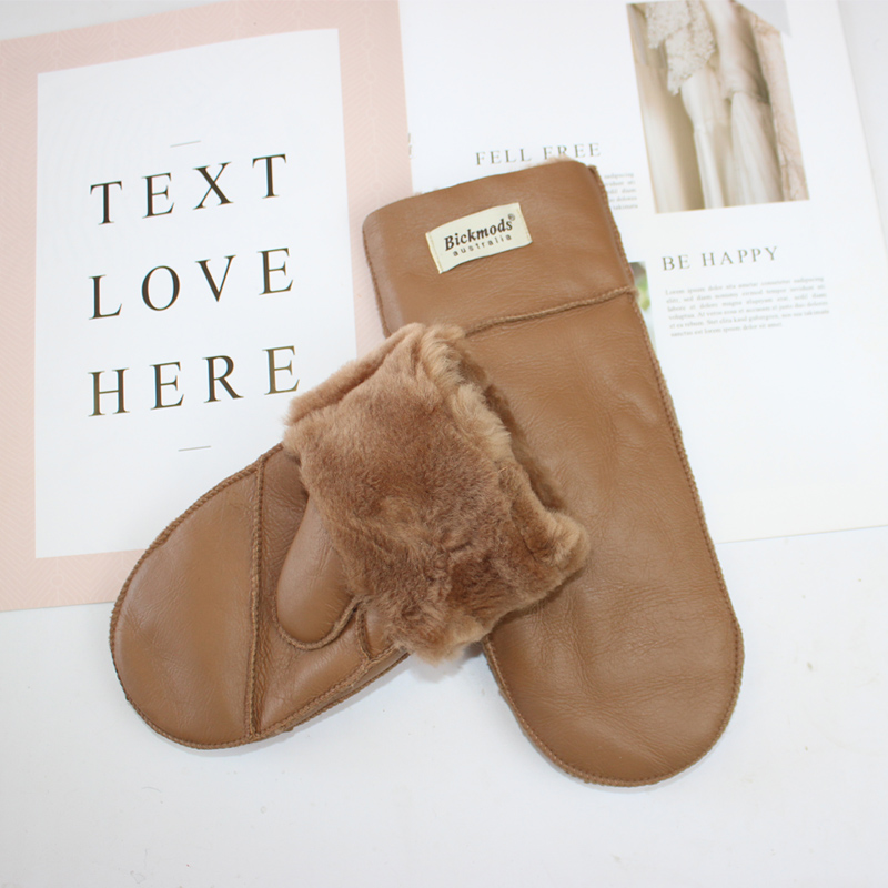 New Leather Women's Fur Gloves - Leather Work Winter Gloves recension och pris