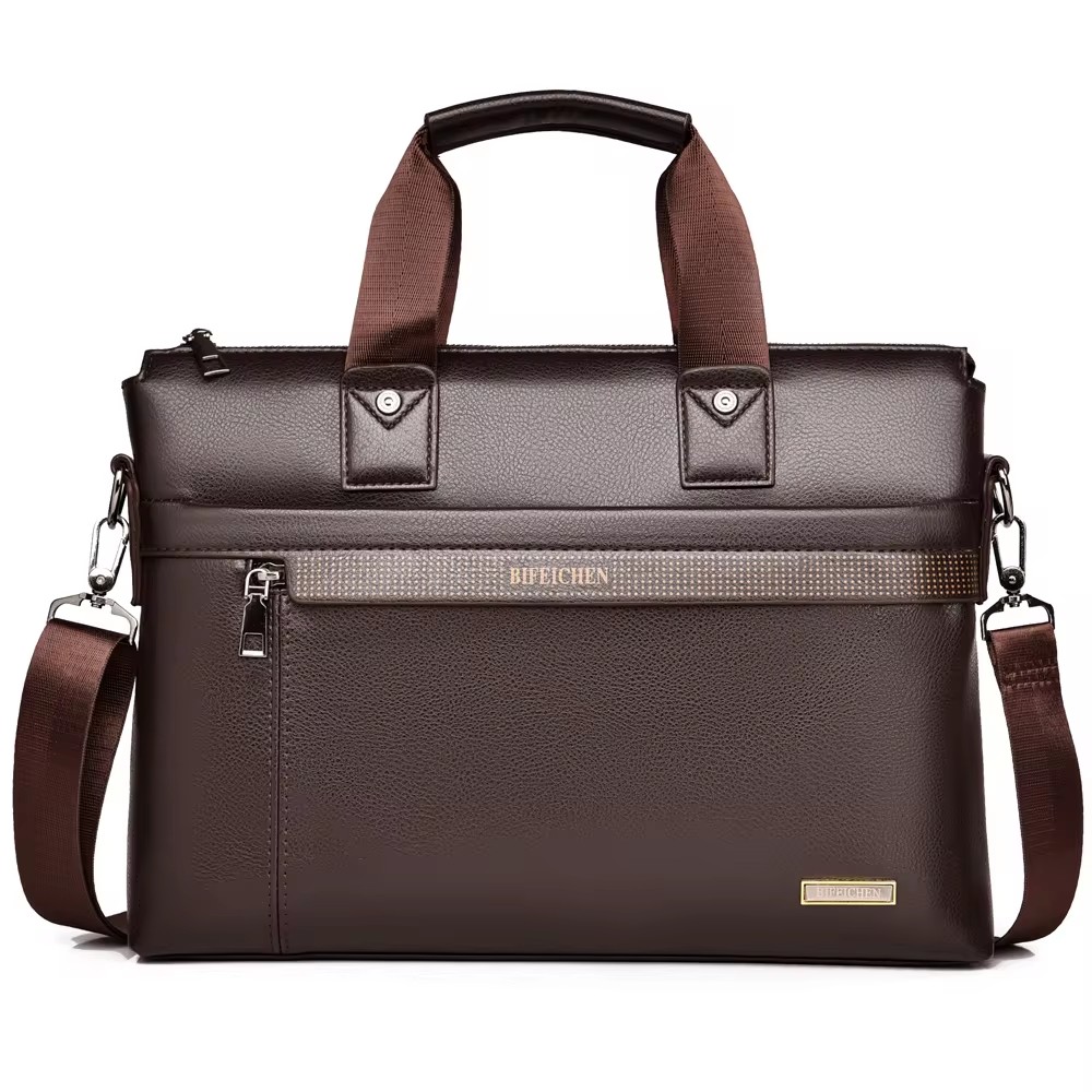 2026 New Men Briefcase High Qu - Leather Work Bag Mens recension och pris
