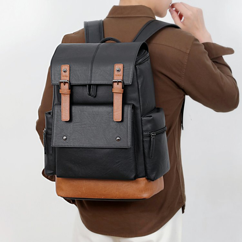 New Vintage Men's Leather Back - Leather Work Bag Mens recension och pris