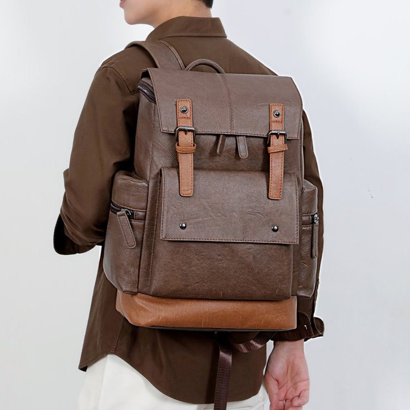 New Vintage Men's Leather Back - Leather Work Bag Mens recension och pris