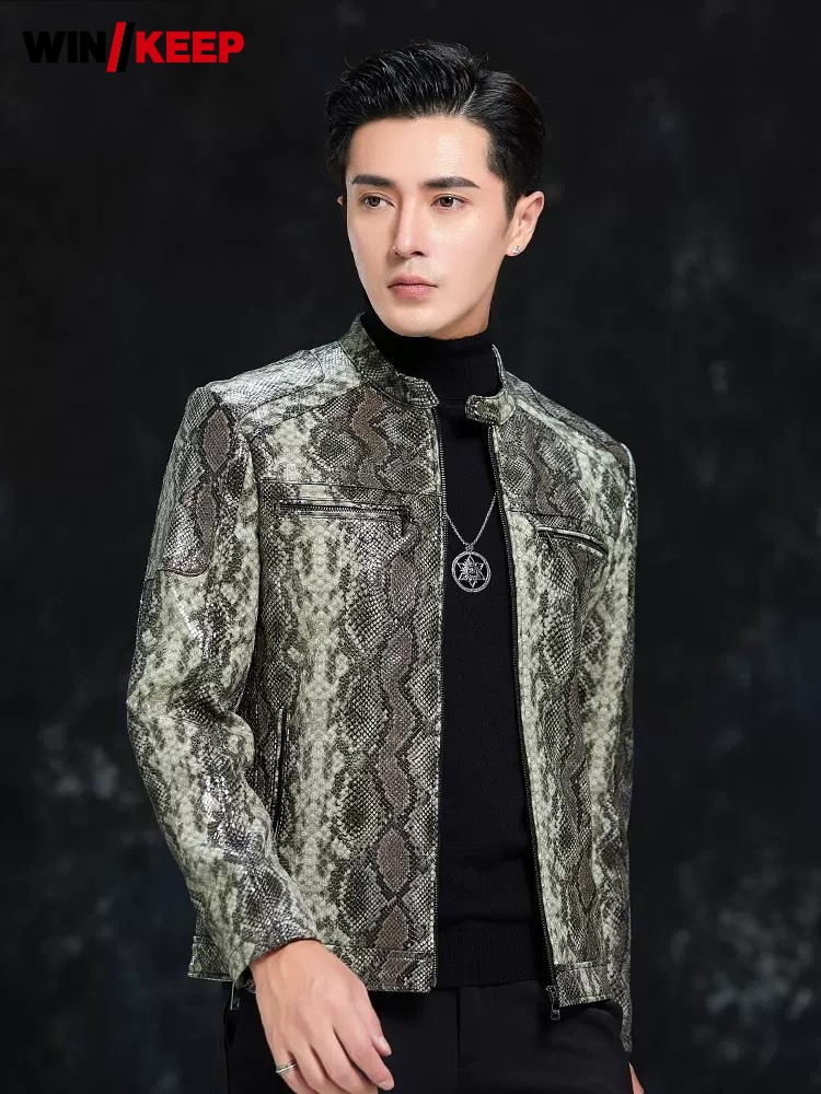 Spring Men Snake Pattern Sheep - Leatherwork Free Patterns recension och pris