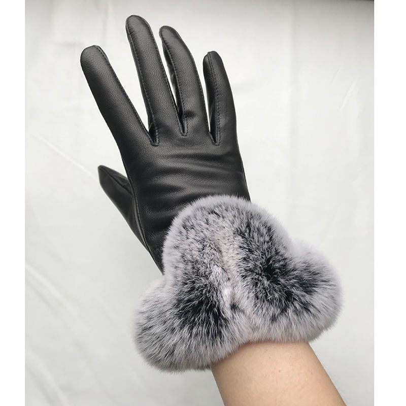 Women Winter Genuine Sheepskin - Leather Work Winter Gloves recension och pris