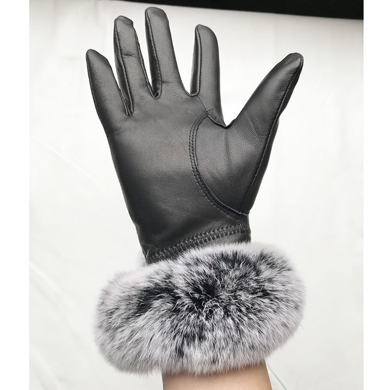 Women Winter Genuine Sheepskin - Leather Work Winter Gloves recension och pris