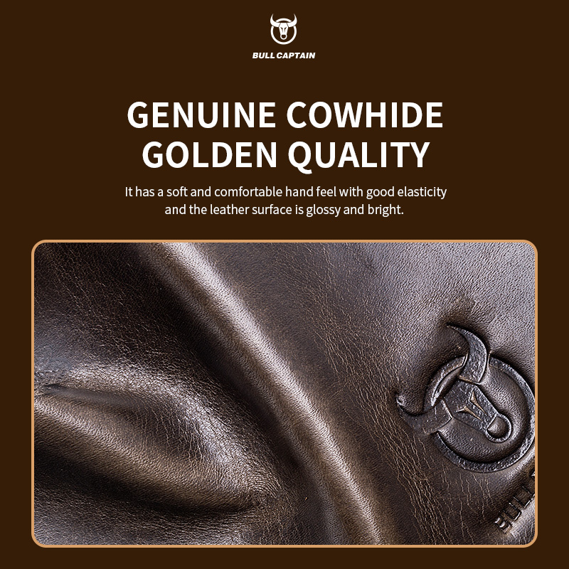 BULLCAPTAIN Genuine Leather Me - Leather Work Bag Mens recension och pris
