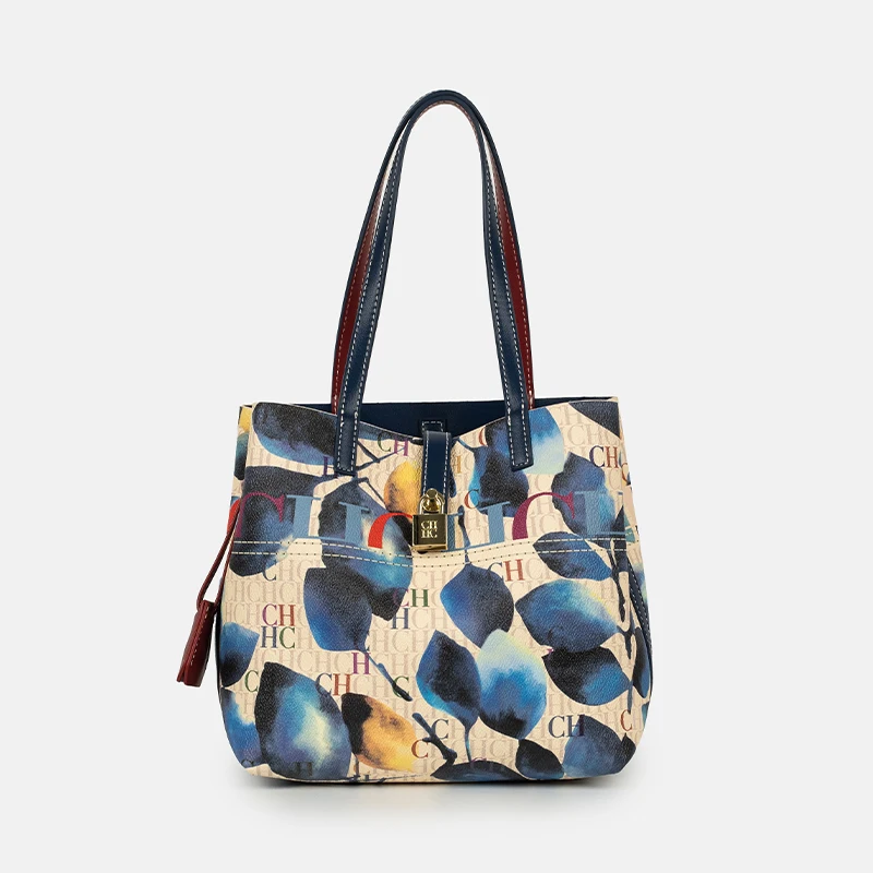 CH Art Color Printed Handbag S - Leather Work Handbags For Women recension och pris