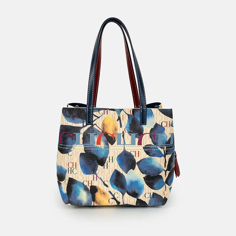 CH Art Color Printed Handbag S - Leather Work Handbags For Women recension och pris