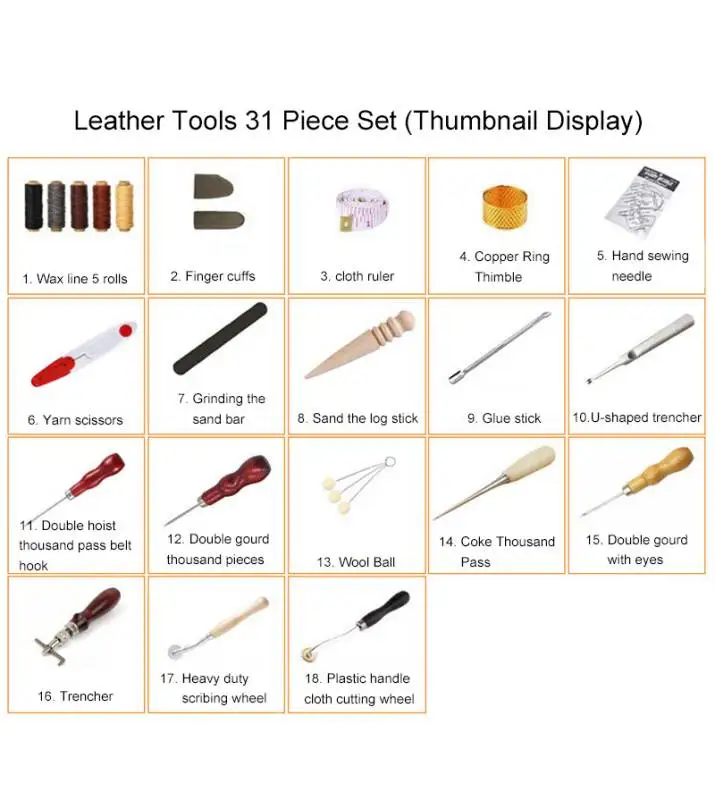 Professional Leather Sewing Cr - Leatherwork Hand Sewing Needles recension och pris