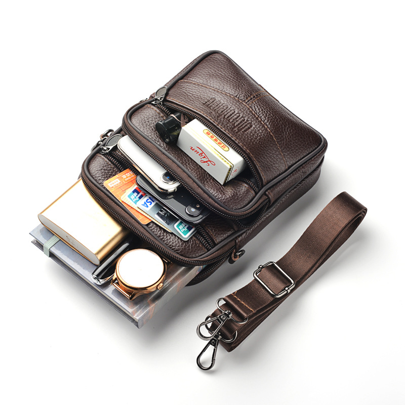 Men's New Genuine Leather Cros - Leather Work Bag Mens recension och pris