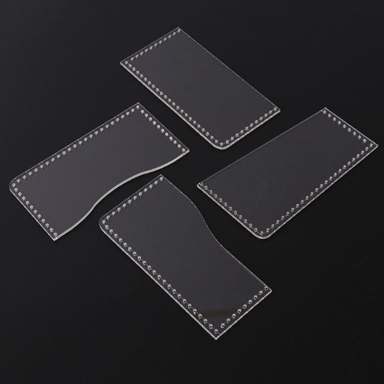 Acrylic Leather Wallet Card Ba - Leatherwork Free Patterns recension och pris