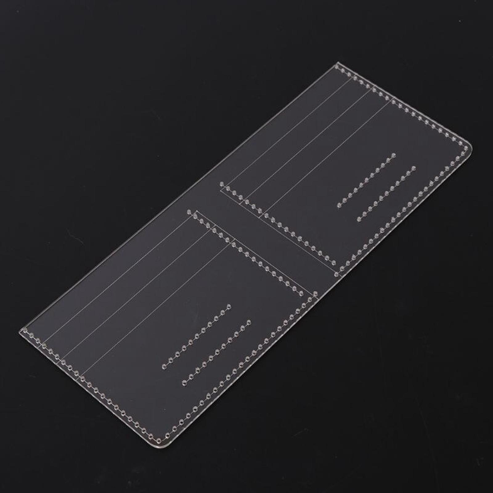Acrylic Leather Wallet Card Ba - Leatherwork Free Patterns recension och pris