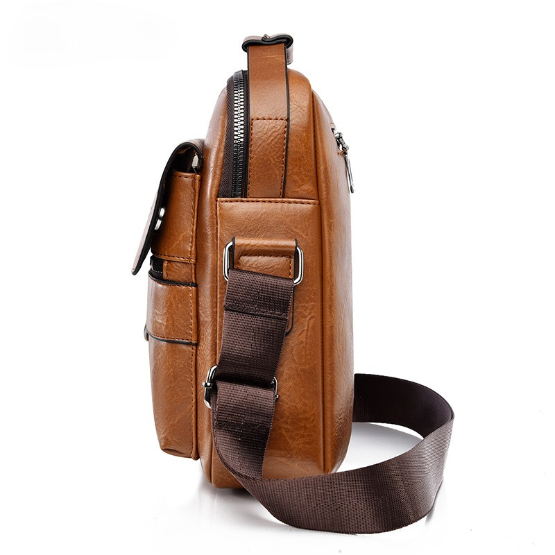 Hot Fashion Korean Style Men C - Leather Work Bag Mens recension och pris