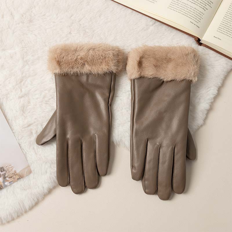Mao Kou Leather Gloves PU Leat - Leather Work Winter Gloves recension och pris
