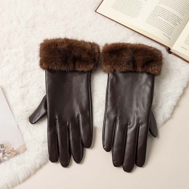 Mao Kou Leather Gloves PU Leat - Leather Work Winter Gloves recension och pris