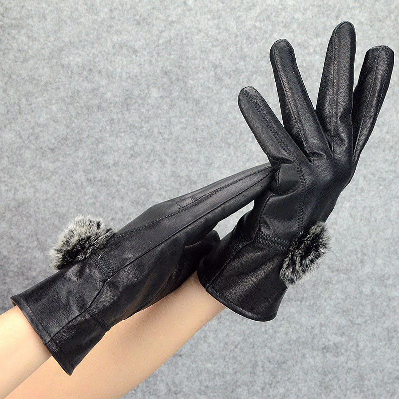 Women Winter Genuine Leather G - Leather Work Winter Gloves recension och pris