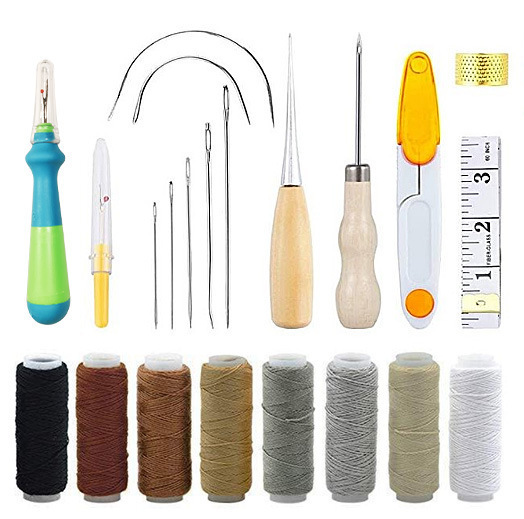 Leather Sewing Kit Leather Cra - Leatherwork Hand Sewing Needles recension och pris