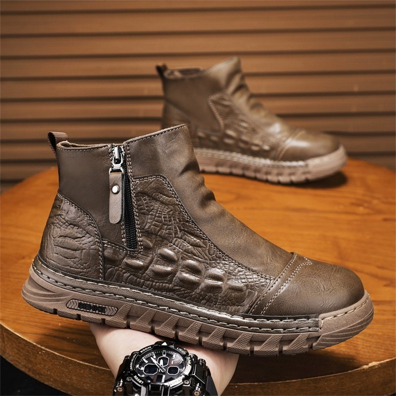 Men's High Top Boots Fashion C - Leatherwork Free Patterns recension och pris