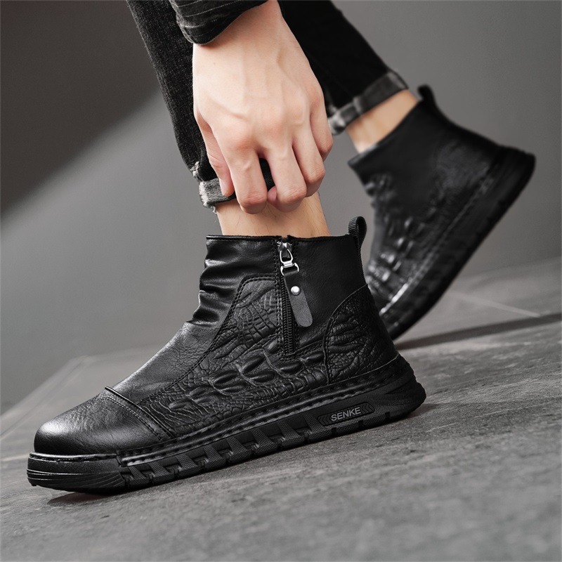 Men's High Top Boots Fashion C - Leatherwork Free Patterns recension och pris