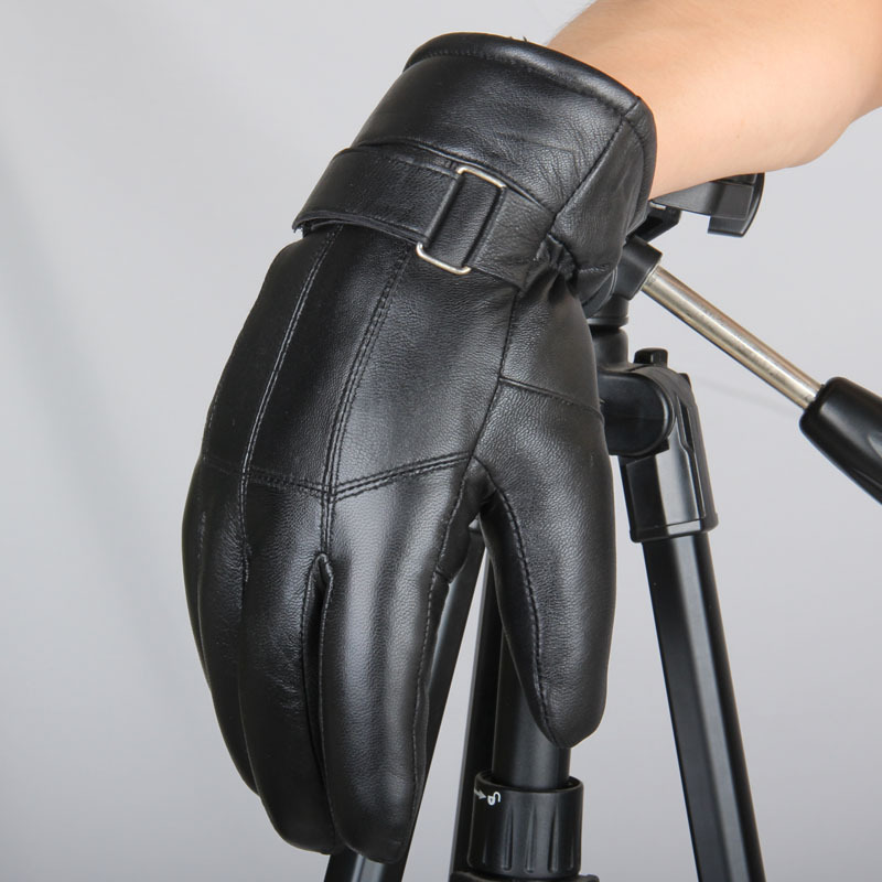 Leather Gloves Men's Sheepskin - Leather Work Winter Gloves recension och pris