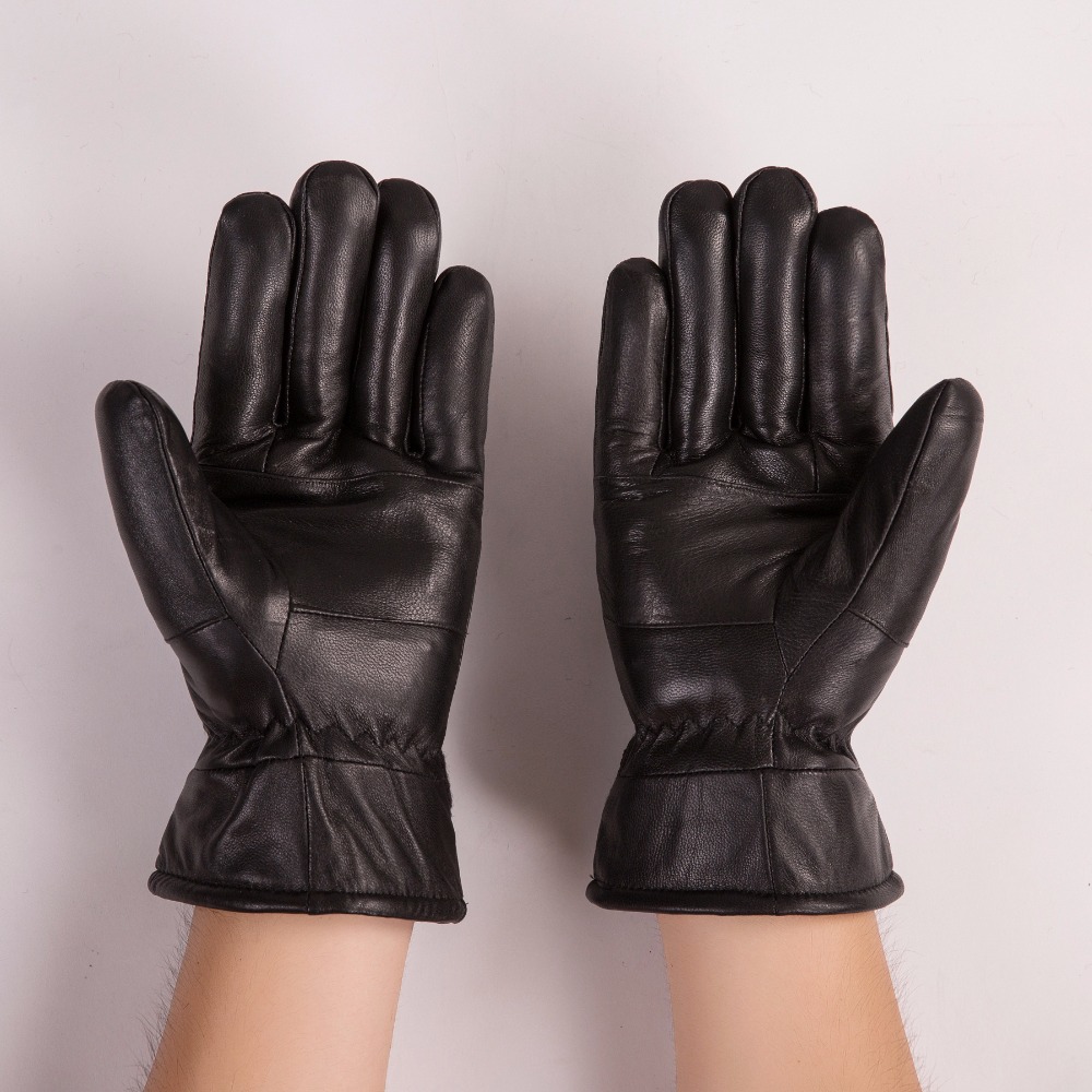 Leather Gloves Men's Sheepskin - Leather Work Winter Gloves recension och pris